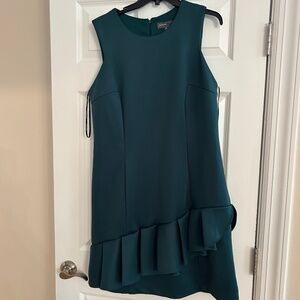 Donna Ricco Hunter Green Dress, size 16